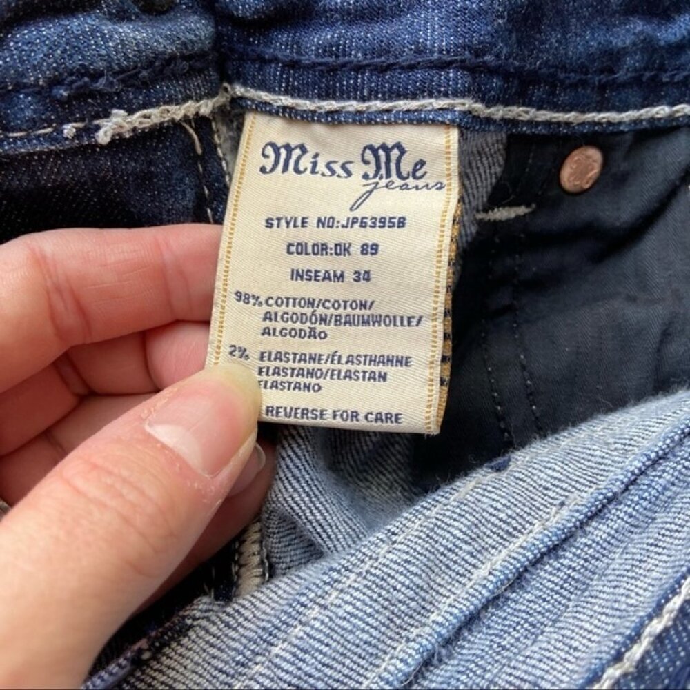 Miss Me boot cut jeans size 28 - Picture 4 of 9